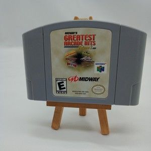 Midway's Greatest Arcade Hits Vol 1 Nintendo 64 N64 Game Only Tested Works